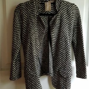 Dolan XS Herringbone Unstructured Sweater Jacket